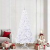 Sapin de Noël artificiel avec 300 LED Blanc 210 cm PVC et Acier 547929547929