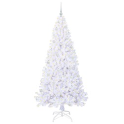 Sapin de Noël artificiel avec 300 LED Blanc 210 cm PVC et Acier 547929547929