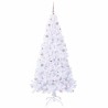 Sapin de Noël artificiel avec 300 LED Blanc 210 cm PVC et Acier 547931547931