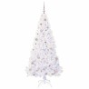 Sapin de Noël artificiel avec 300 LED Blanc 180 cm PVC et Acier 547933547933
