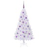 Sapin de Noël artificiel avec 150 LED Blanc 150 cm PVC et Acier 547935547935