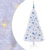 Sapin de Noël artificiel avec 150 LED Blanc 150 cm PVC et Acier 547936547936