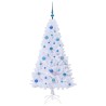 Sapin de Noël artificiel avec 150 LED Blanc 150 cm PVC et Acier 547936547936