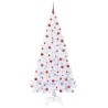 Sapin de Noël artificiel avec 300 LED Blanc 210 cm PVC et Acier 547937547937