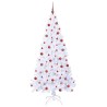 Sapin de Noël artificiel avec 300 LED Blanc 210 cm PVC et Acier 547937547937