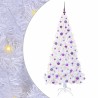 Sapin de Noël artificiel avec 300 LED Blanc 180 cm PVC et Acier 547938547938