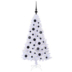 Sapin de Noël artificiel avec 150 LED Blanc 120 cm PVC et Acier 547941547941