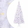 Sapin de Noël artificiel avec 300 LED Blanc 240 cm PVC et Acier 547943547943