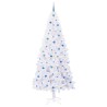 Sapin de Noël artificiel avec 300 LED Blanc 240 cm PVC et Acier 547944547944