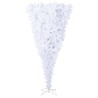 Sapin de Noël artificiel avec 300 LED Blanc 240 cm PVC et Acier 547945547945