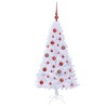 Sapin de Noël artificiel avec 150 LED Blanc 120 cm PVC et Acier 547949547949