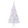 Sapin de Noël artificiel avec 150 LED Blanc 150 cm PVC et Acier 547951547951