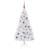 Sapin de Noël artificiel avec 150 LED Blanc 150 cm PVC et Acier 547952547952