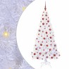 Sapin de Noël artificiel avec 300 LED Blanc 180 cm PVC et Acier 547953547953