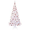 Sapin de Noël artificiel avec 300 LED Blanc 180 cm PVC et Acier 547953547953