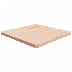 Dessus de table carré 50x50x2,5 cm Bois chêne massif non traité 547959547959