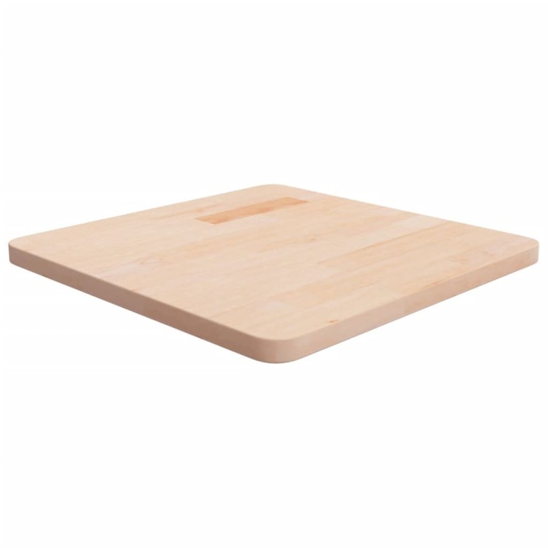 Dessus de table carré 50x50x2,5 cm Bois chêne massif non traité 547959547959