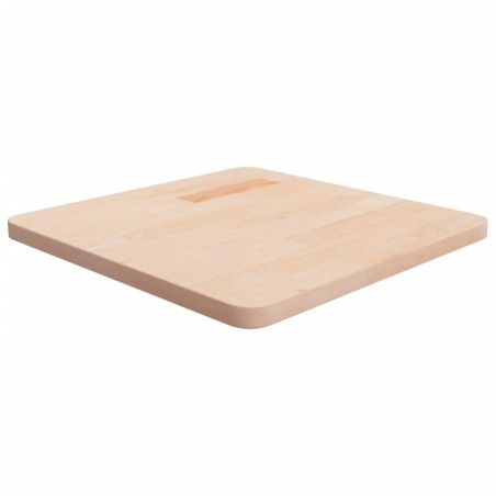 Dessus de table carré 50x50x2,5 cm Bois chêne massif non traité 547959547959