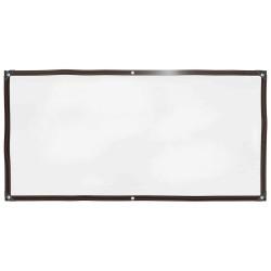 Bâche avec œillets Transparent 1 x 2 m Polyéthylène 547977547977