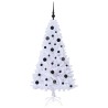 Sapin de Noël artificiel avec 150 LED Blanc 150 cm PVC et Acier 547981547981