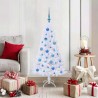 Sapin de Noël artificiel avec 150 LED Blanc 120 cm PVC et Acier 547982547982