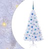 Sapin de Noël artificiel avec 150 LED Blanc 120 cm PVC et Acier 547982547982