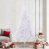 Sapin de Noël artificiel avec 300 LED Blanc 240 cm PVC et Acier 547986547986
