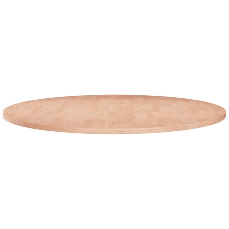 Dessus de table rond Ø80x1,5 cm Bois de chêne massif non traité 547991547991