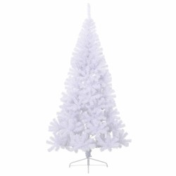 Sapin de Noël artificiel avec 300 LED Blanc 240 cm PVC et Acier 547992547992