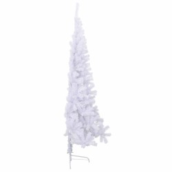 Sapin de Noël artificiel avec 300 LED Blanc 240 cm PVC et Acier 547992547992