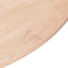 Dessus de table rond Ø60x1,5 cm Bois de chêne massif non traité 547994547994