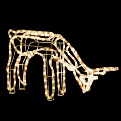 Renne de Noël Blanc chaud 73x31x45 cm 548002548002