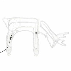 Renne de Noël Blanc chaud 73x31x45 cm 548002548002