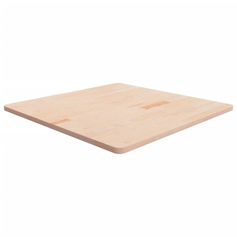 Dessus de table carré 90x90x2,5 cm Bois chêne massif non traité 548004548004