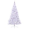 Sapin de Noël artificiel avec 300 LED Blanc 240 cm PVC et Acier 548006548006