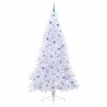 Sapin de Noël artificiel avec 300 LED Blanc 240 cm PVC et Acier 548007548007