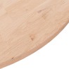 Dessus de table rond Ø90x1,5 cm Bois de chêne massif non traité 548010548010