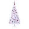 Sapin de Noël artificiel avec 150 LED Blanc 150 cm PVC et Acier 548011548011