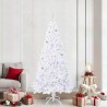 Sapin de Noël artificiel avec 300 LED Blanc 210 cm PVC et Acier 548012548012