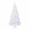 Sapin de Noël artificiel avec 300 LED Blanc 210 cm PVC et Acier 548012548012