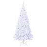 Sapin de Noël artificiel avec 300 LED Blanc 210 cm PVC et Acier 548012548012
