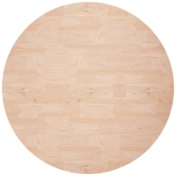 Dessus de table rond Ø80x2,5 cm Bois de chêne massif non traité 548013548013