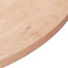 Dessus de table rond Ø80x2,5 cm Bois de chêne massif non traité 548013548013