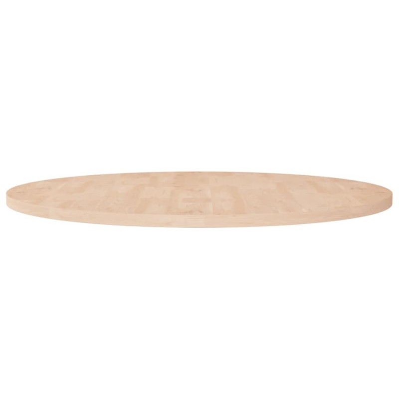 Dessus de table rond Ø90x2,5 cm Bois de chêne massif non traité 548014548014