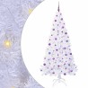 Sapin de Noël artificiel avec 300 LED Blanc 210 cm PVC et Acier 548016548016