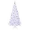 Sapin de Noël artificiel avec 300 LED Blanc 210 cm PVC et Acier 548016548016