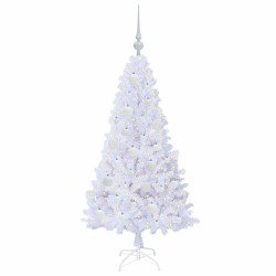 Sapin de Noël artificiel avec 150 LED Blanc 120 cm PVC et Acier 548017548017