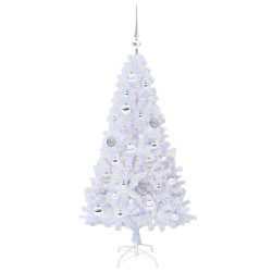 Sapin de Noël artificiel avec 150 LED Blanc 120 cm PVC et Acier 548020548020
