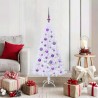 Sapin de Noël artificiel avec 150 LED Blanc 120 cm PVC et Acier 548022548022