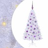 Sapin de Noël artificiel avec 150 LED Blanc 120 cm PVC et Acier 548022548022